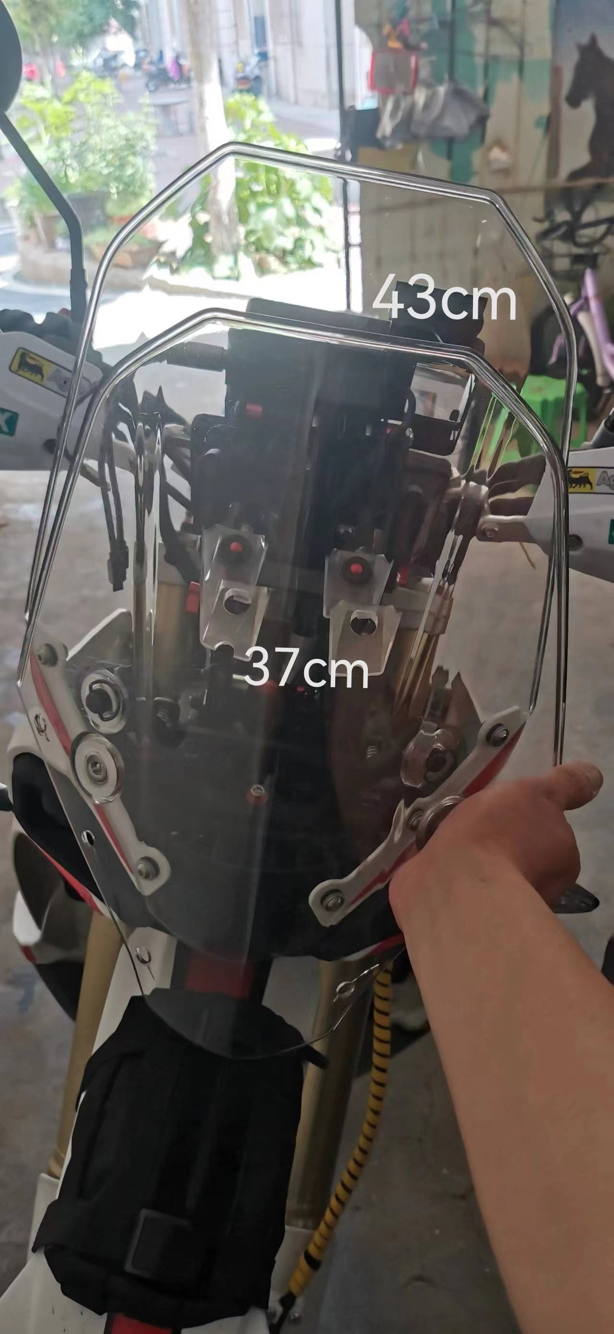 450rally enlarged windshield(OEM)