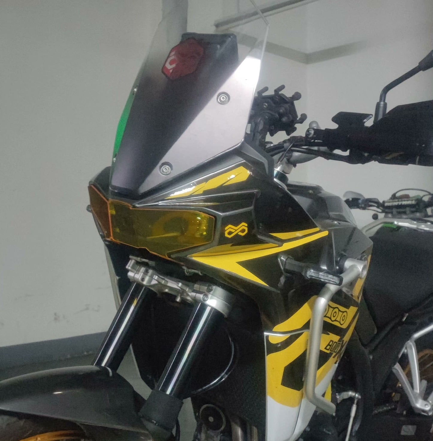 Kove 800X Headlight protection