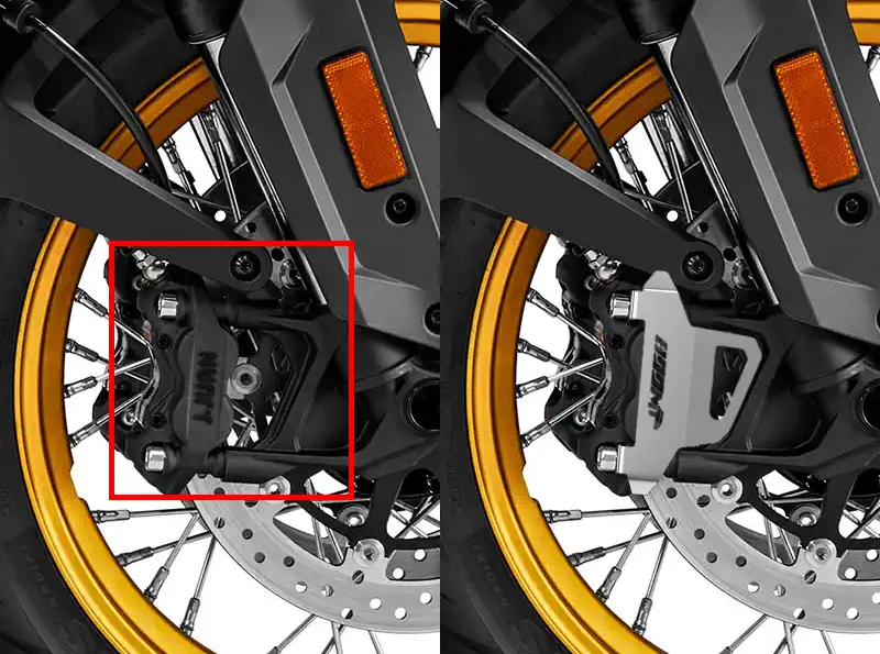 800MT-X Front Brake Caliper Guard