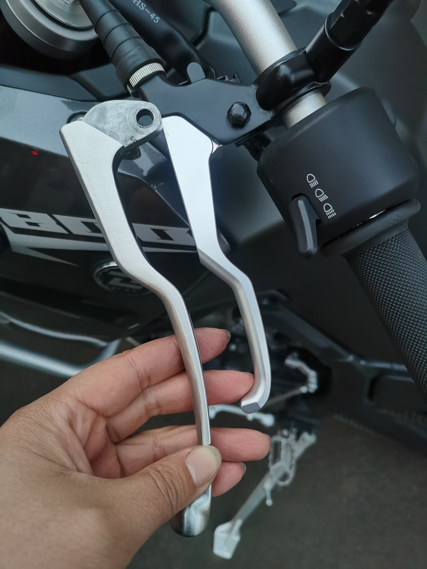 KOVE 800X Clutch handle-short (A)