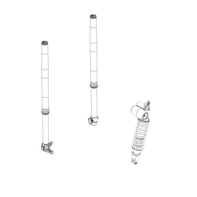 450RALLY Shock absorbers