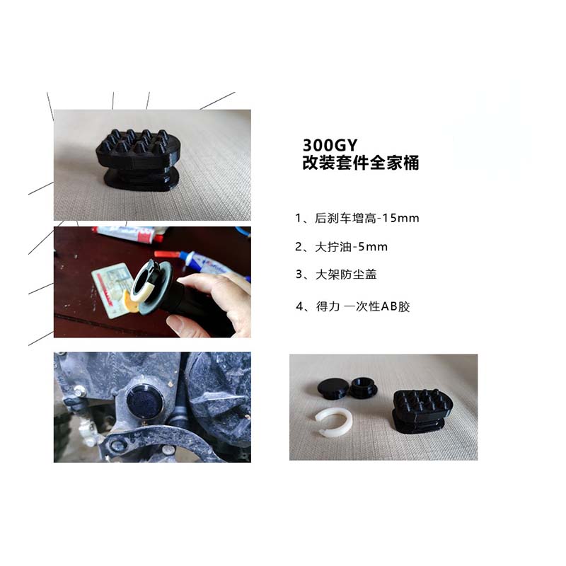 VOGE GY300 3D printing accessories (experimental)