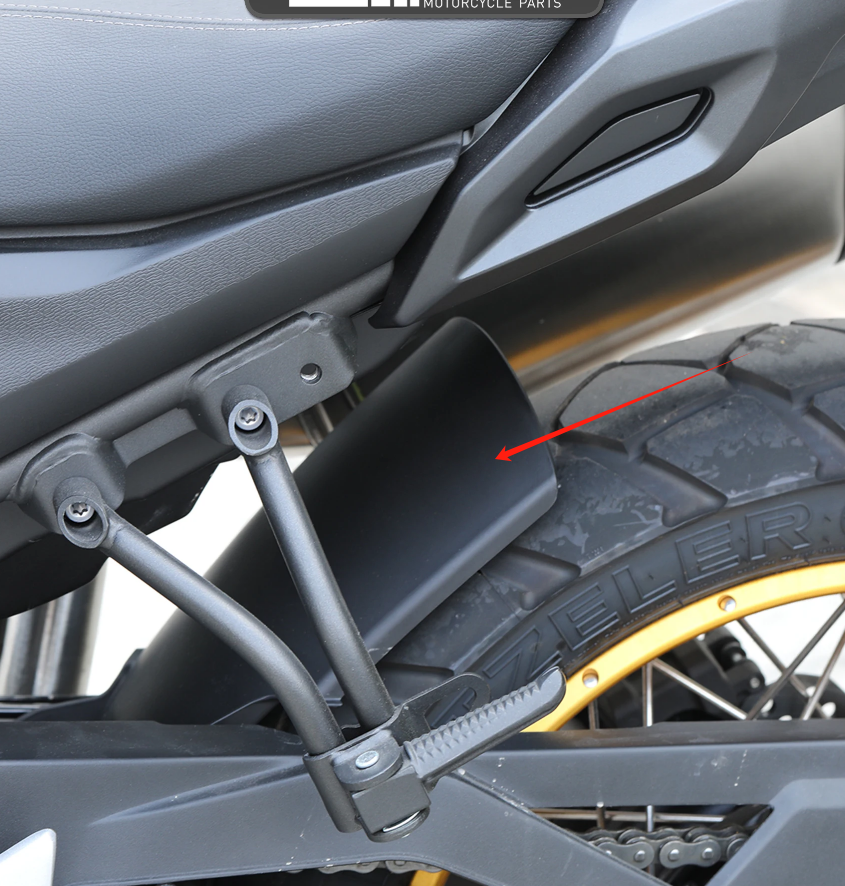 DS525X Enlarged center fender