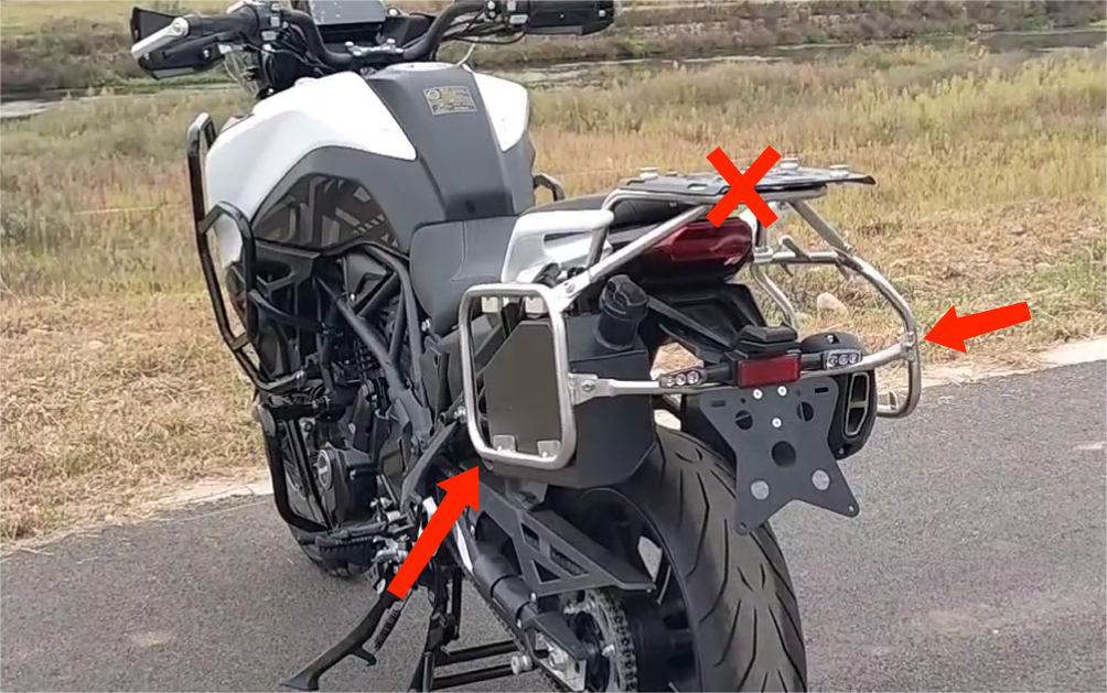 TRK702/x rear bracket