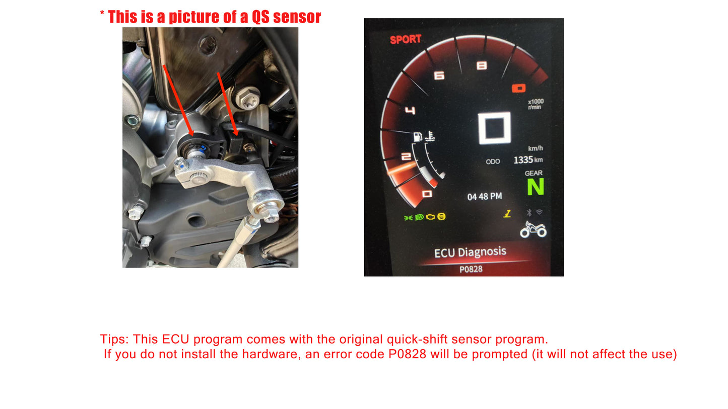 KOVE 800X  ECU(for OEM exhaust) - A