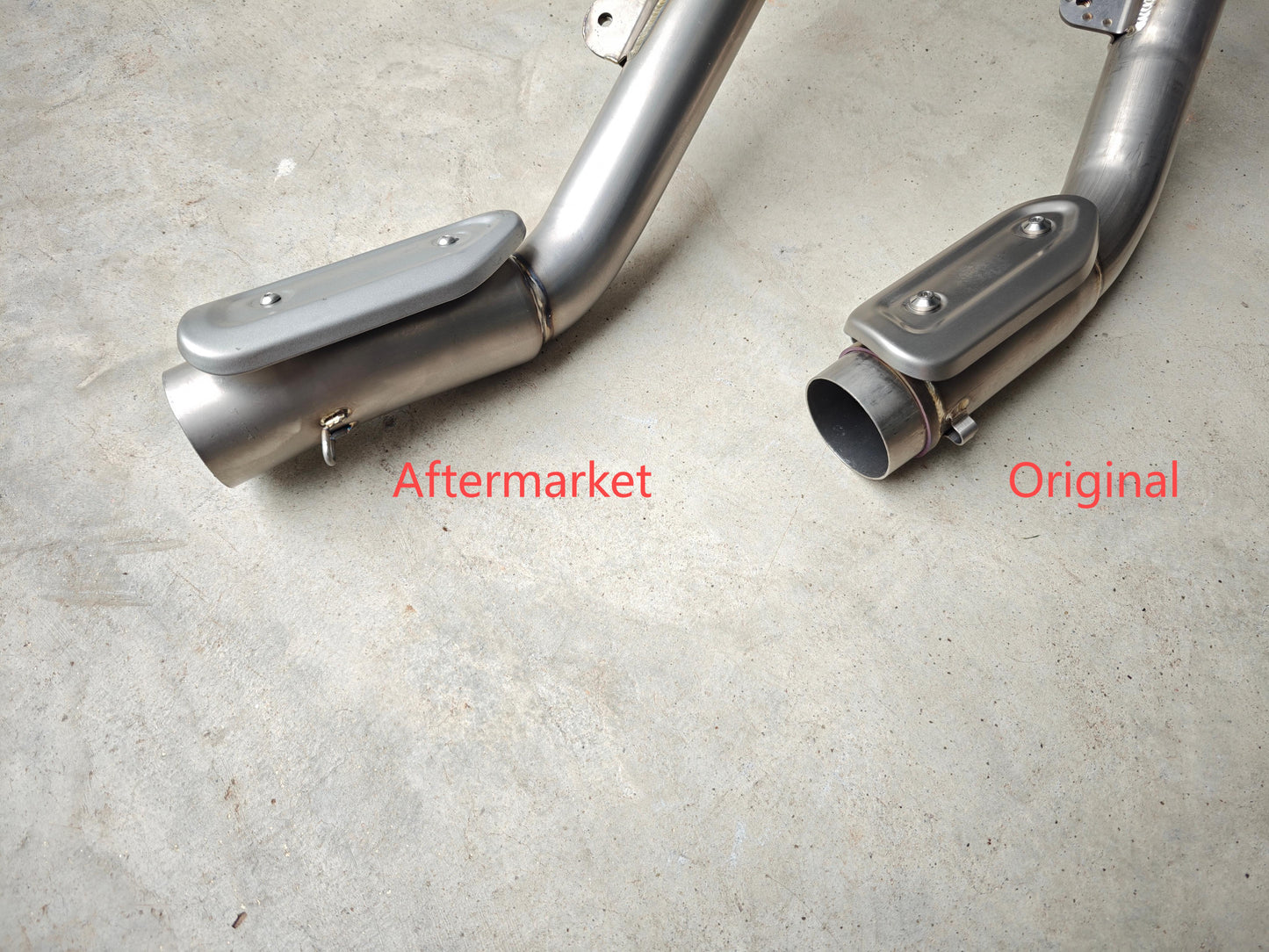 Kove 800X Titanium alloy exhaust + ECU (Aftermarket)