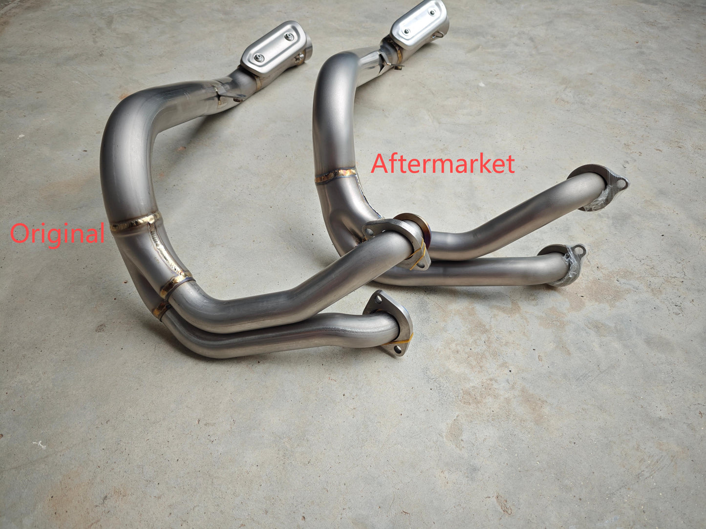 Kove 800X Titanium alloy exhaust + ECU (Aftermarket)