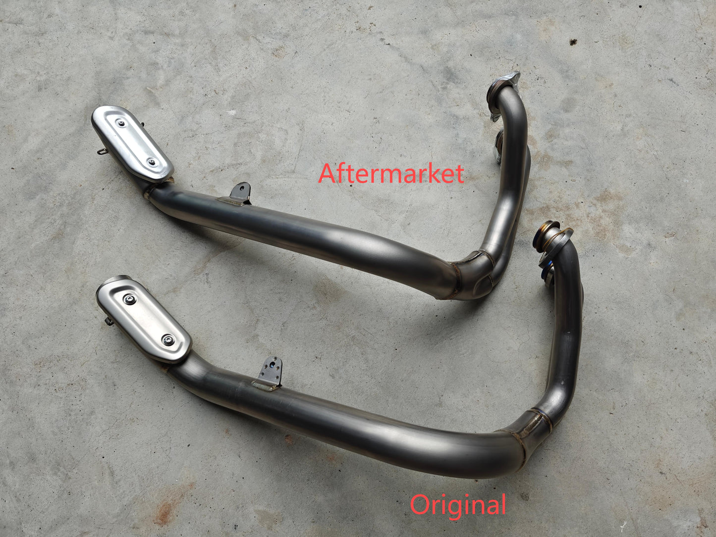 Kove 800X Titanium alloy exhaust + ECU (Aftermarket)