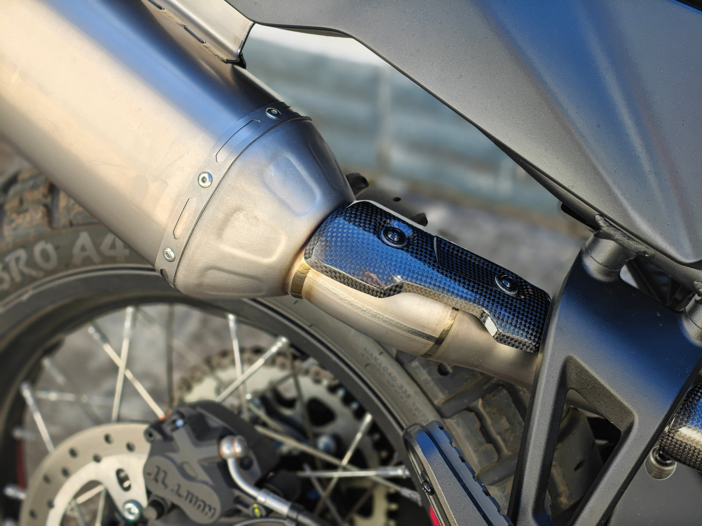 800MT-X Titanium alloy exhaust (A)