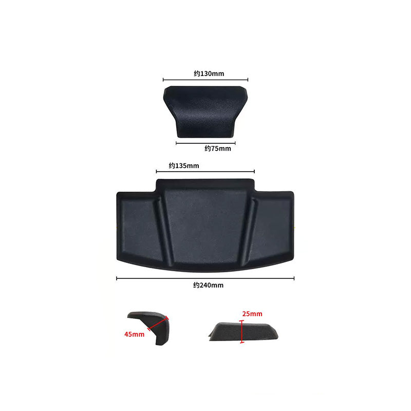 Aluminum alloy box sponge backrest(compatible TRK702/X )