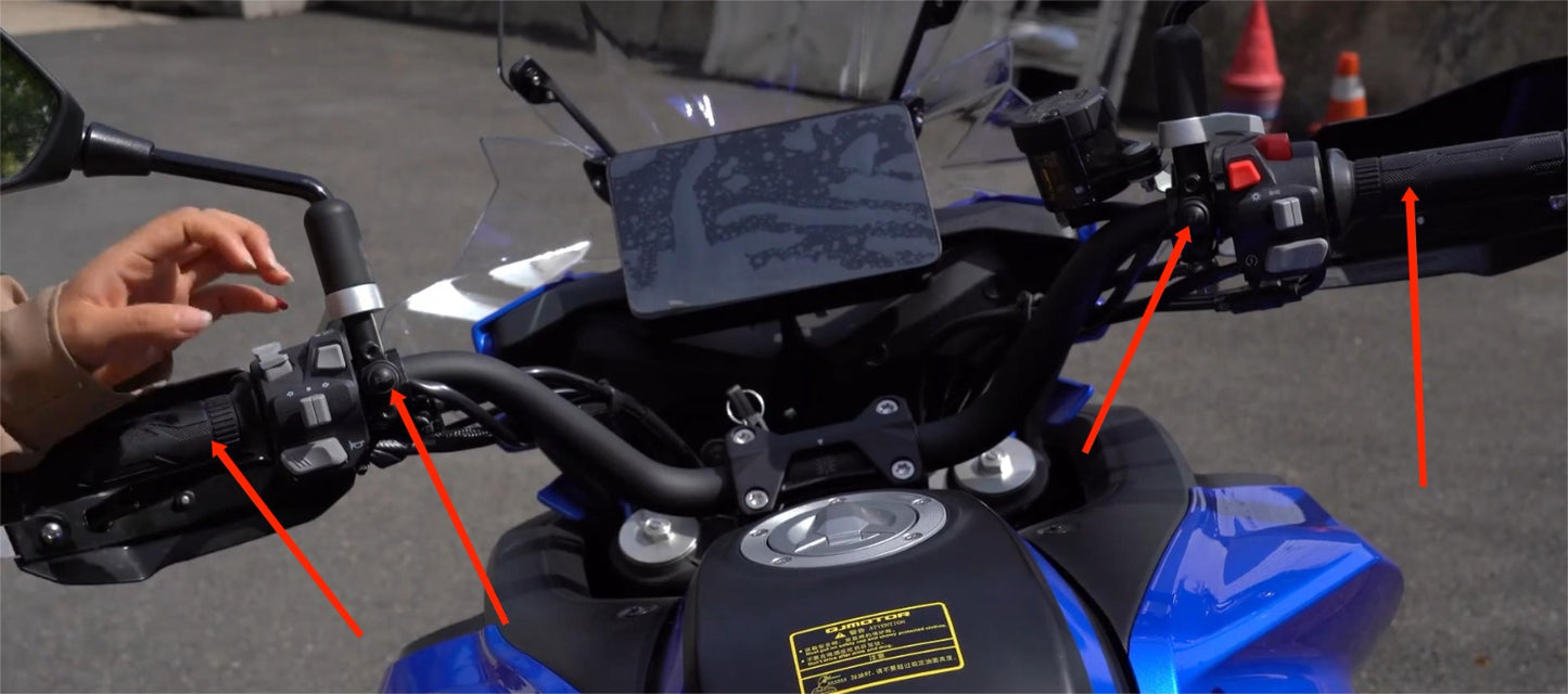 SRT800 heated grip + switch (original)