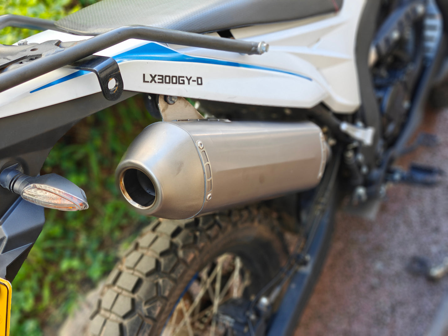 VOGE GY300 Titanium exhaust (B)