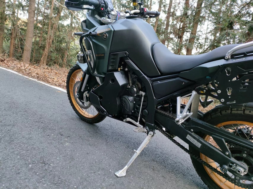 kove 800X Expanded fuel tank + guard plate