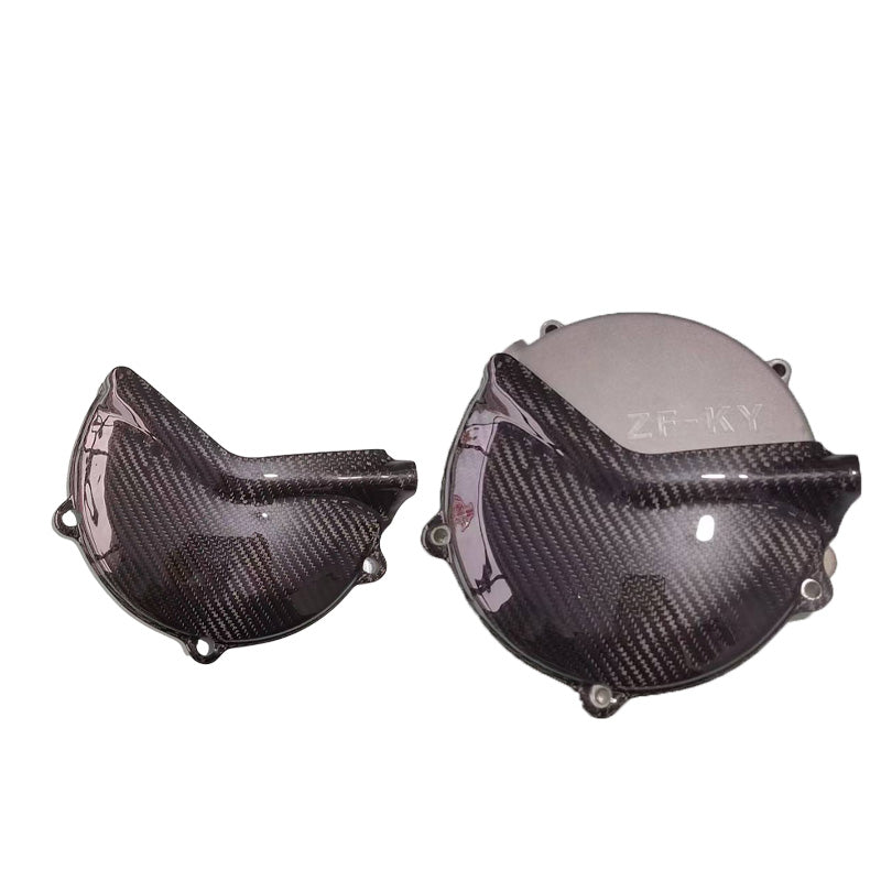 450RALLY Clutch cover protection (carbon fiber)