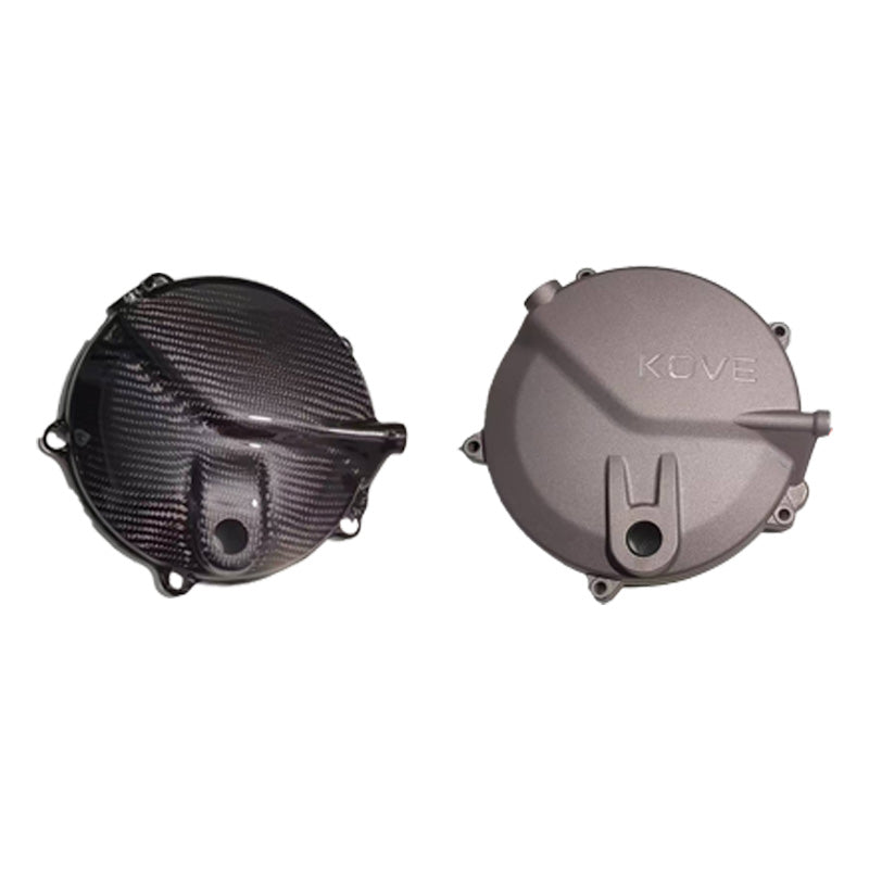 450RALLY Clutch cover protection (carbon fiber)