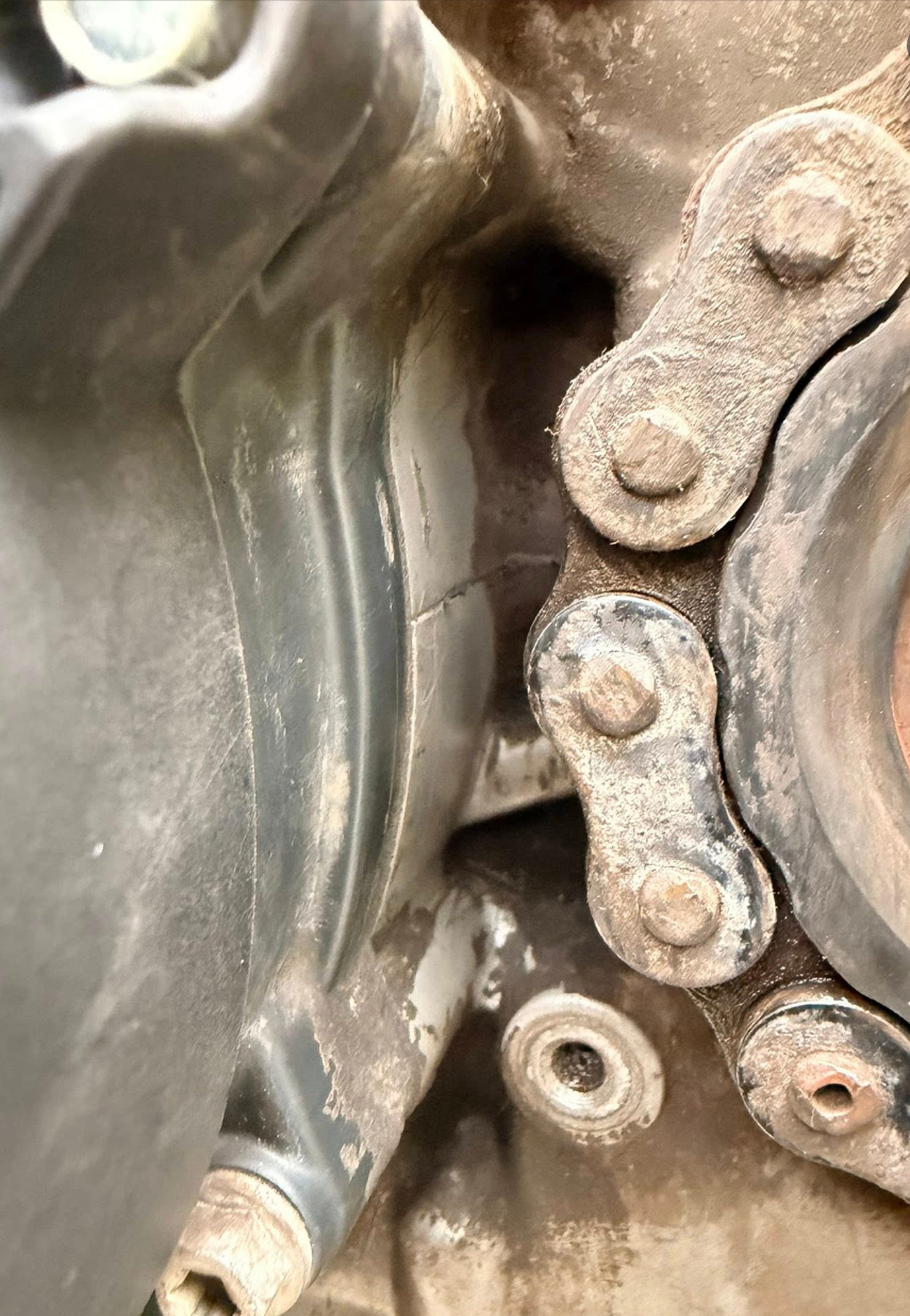 Kove 800X  Front sprocket cover (B)