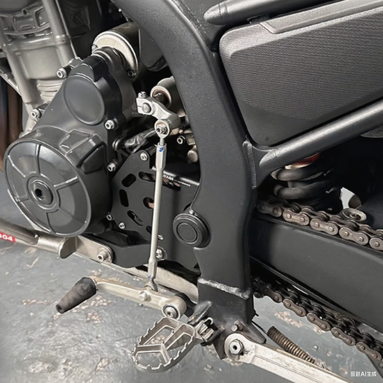 Kove 800X Front sprocket cover
