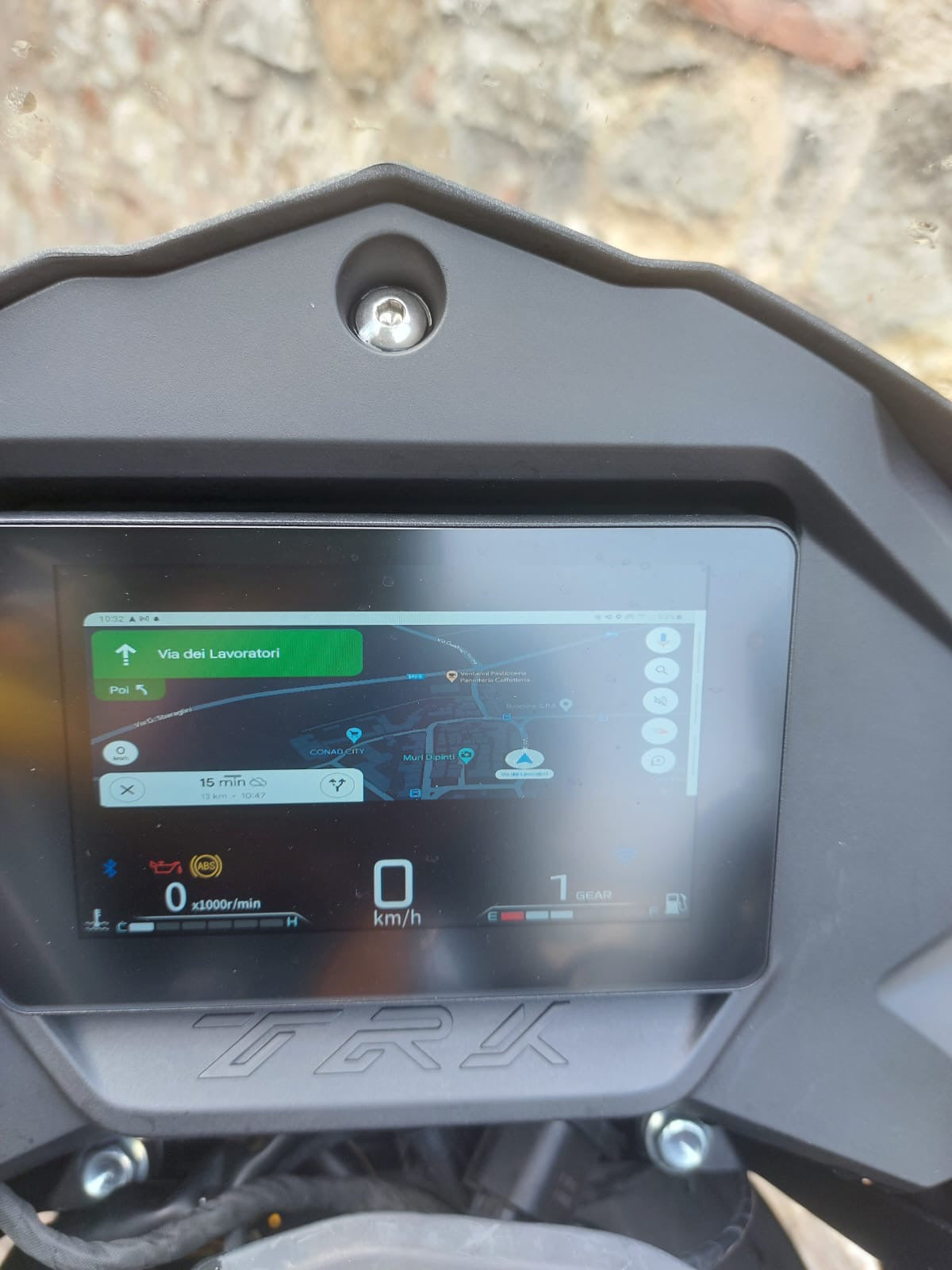 Benelli TRK502 screen upgrade TFT
