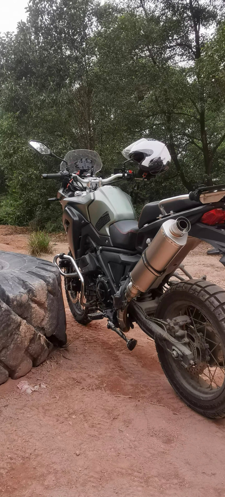 VOGE DS650 modified exhaust