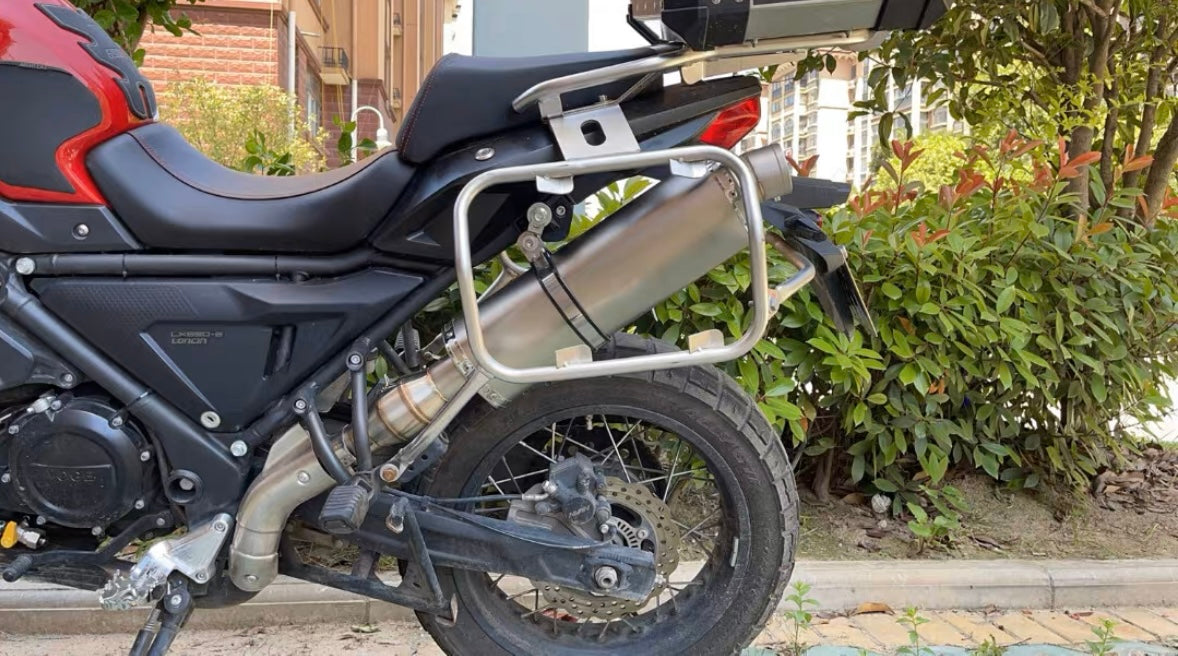 VOGE DS650 modified exhaust