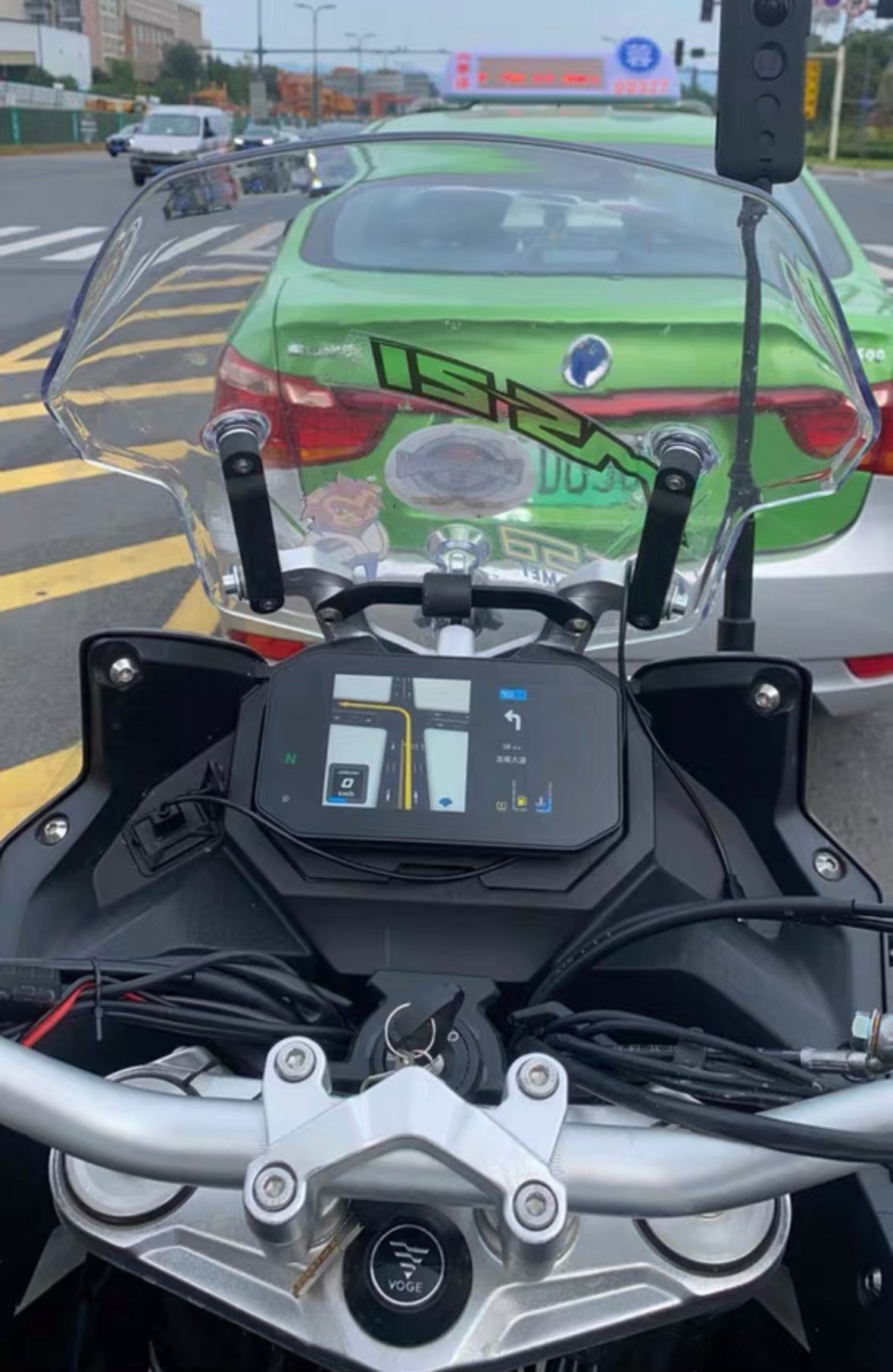 VOGE DS500 DS650 500R upgrade 525 screen