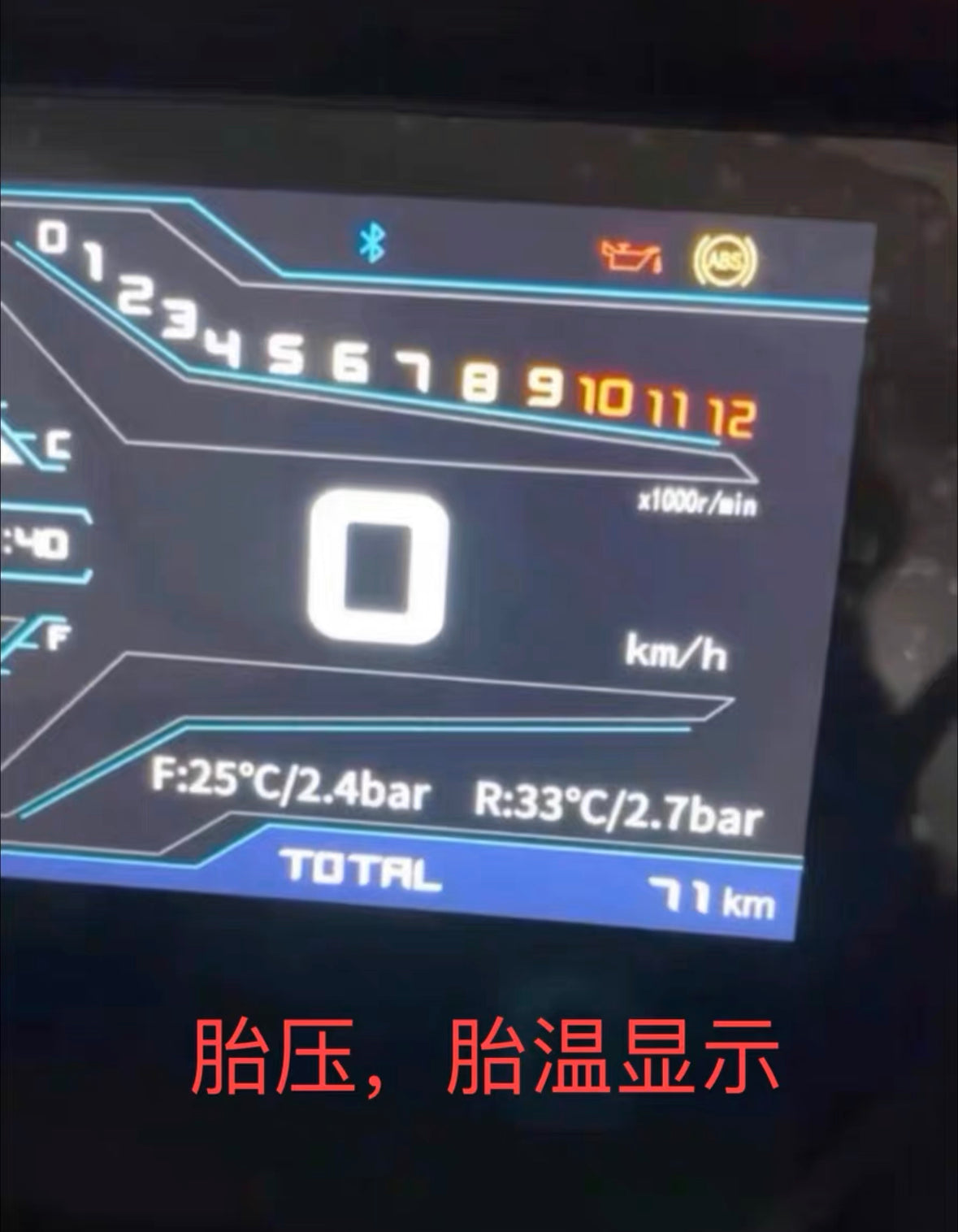 Benelli TRK502 screen upgrade TFT