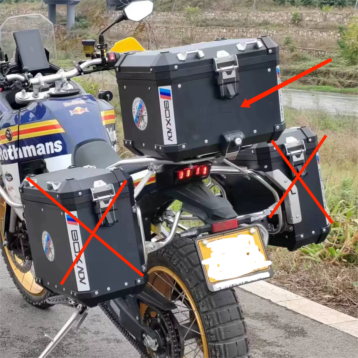 800X Aluminum alloy tail box (40/45L)