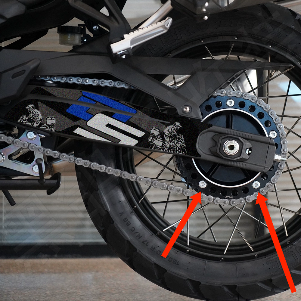 DS525X rear sprocket (Solve the problem of loose screws)