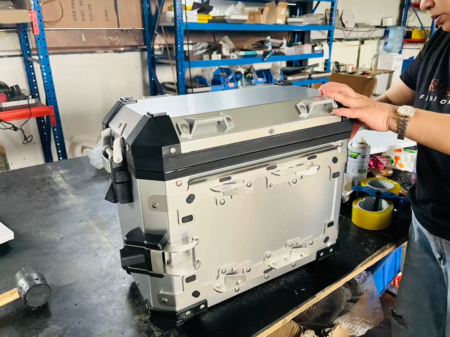 DS650 Aluminum alloy box (Slightly flawed)