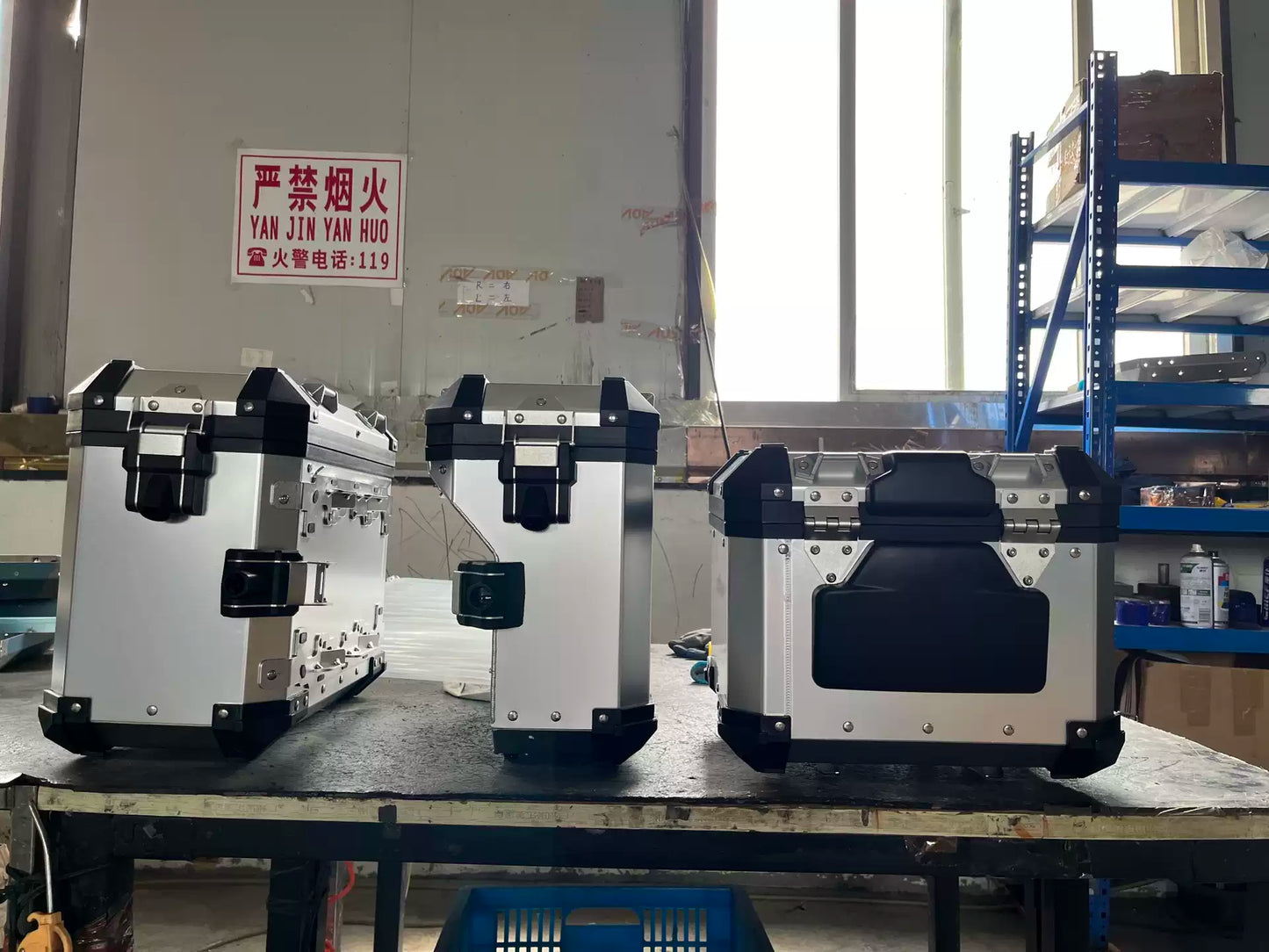 DS650 Aluminum alloy box (Slightly flawed)