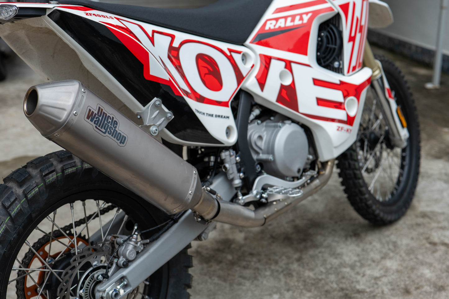 450RALLY Full titanium exhaust (Aftermarket)