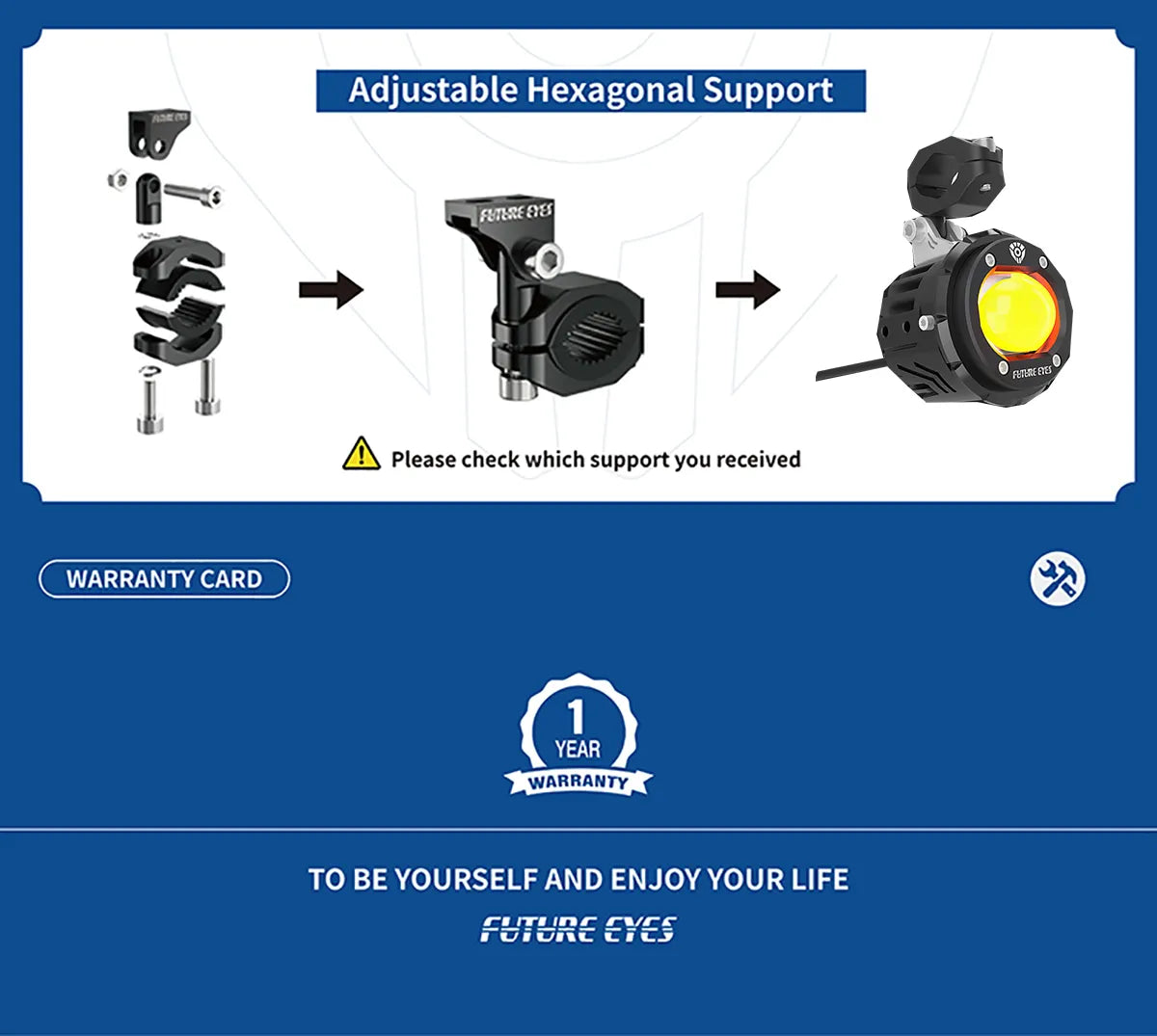 F20P auxiliary light (Compatible with 450RALLY)