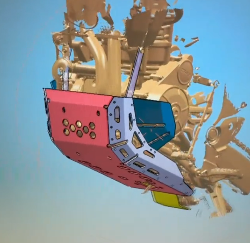 Kove 800X engine protection (E model)