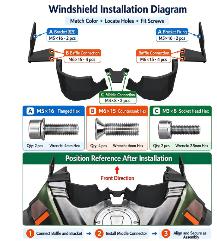 1000MT-X Cockpit Windshield