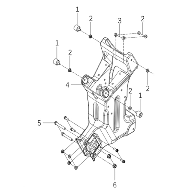 450RALLY Carbon fiber navigation tower (OEM)