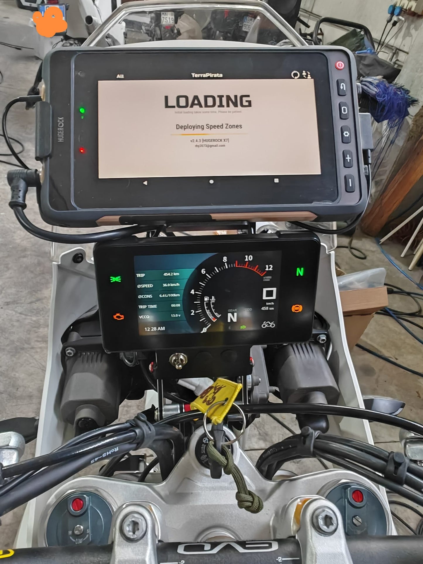KOVE 450RALLY navigation tower(Type B)