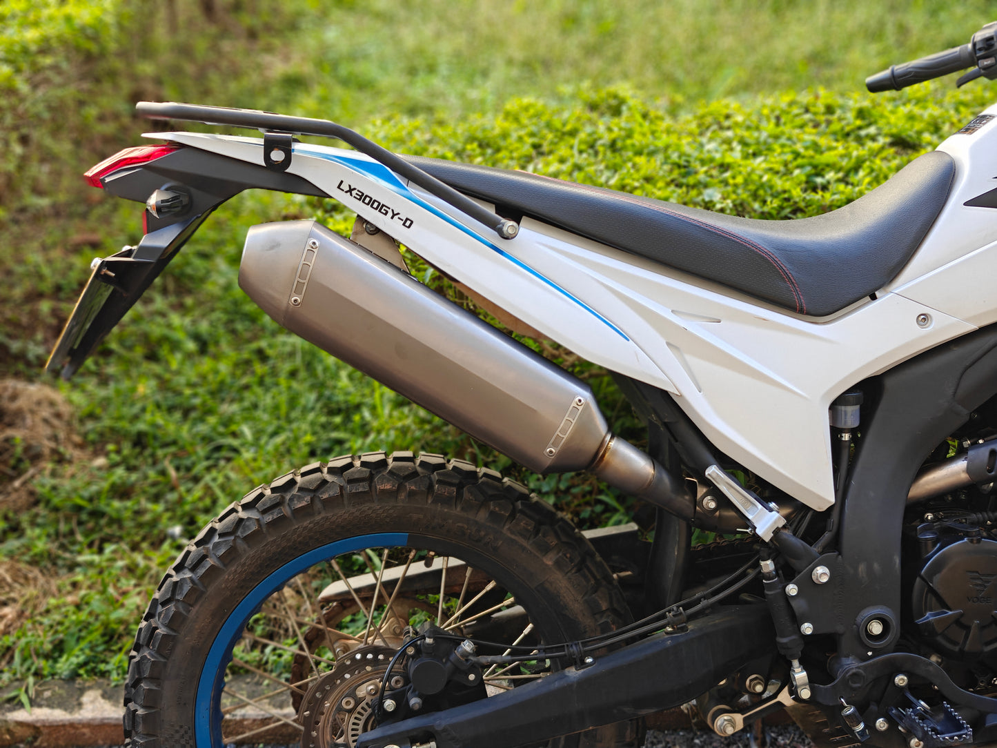 VOGE GY300 Titanium exhaust (B)