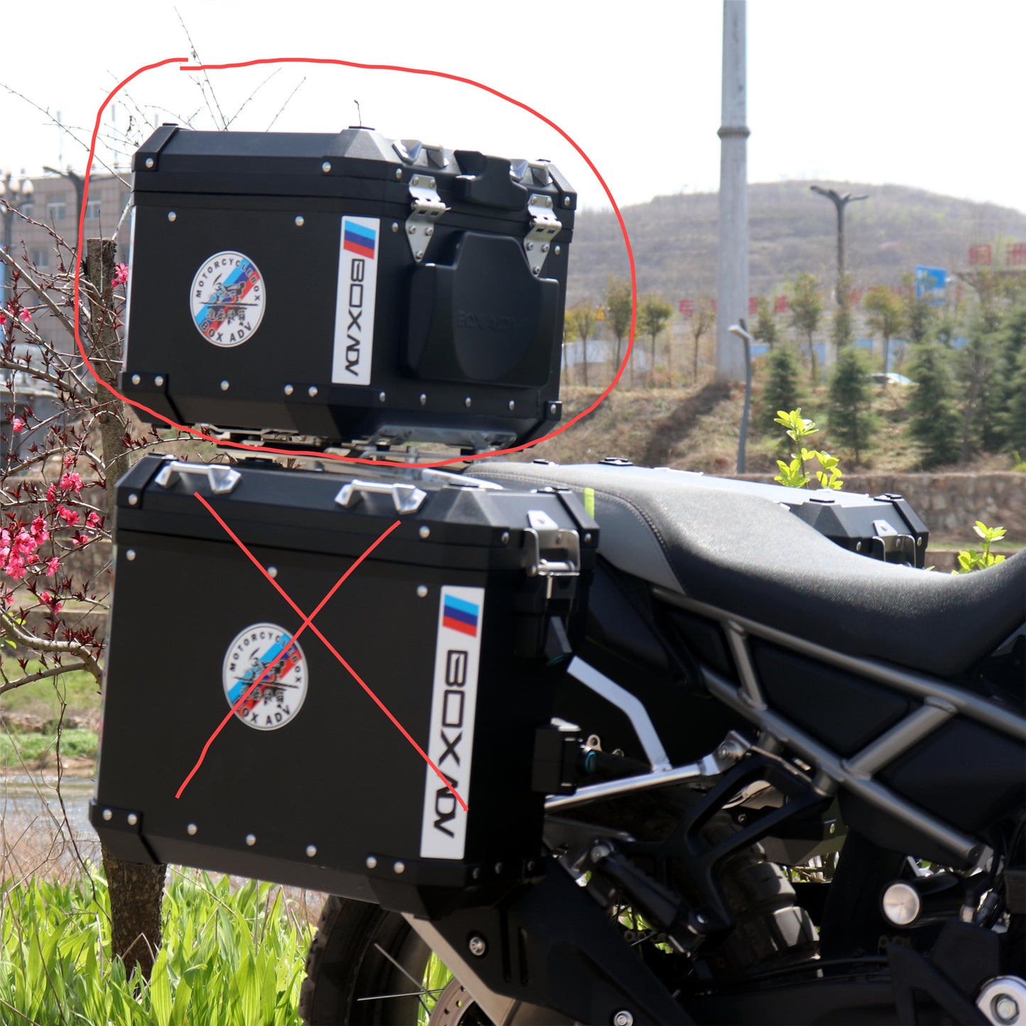 450MT  Aluminum alloy tail box (45L)