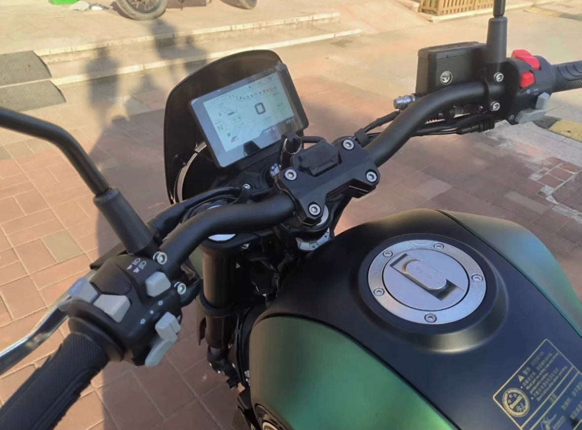 Leoncino500/250 installed new TFT screen