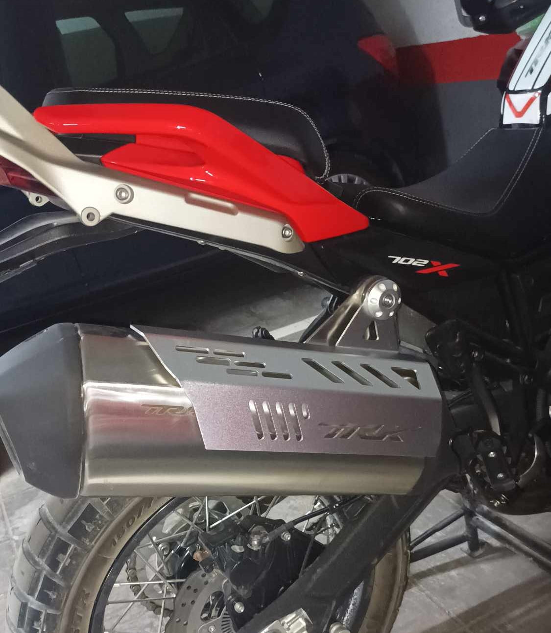 TRK702/X heat shield