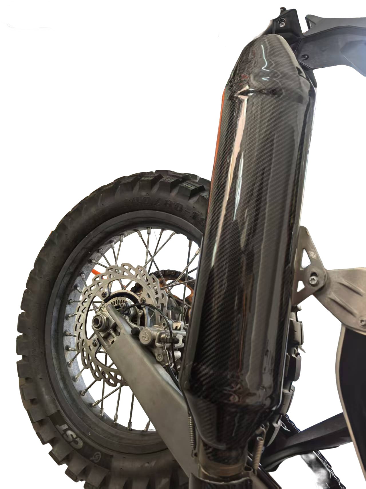 450RALLY Exhaust Guards （Carbon fiber）