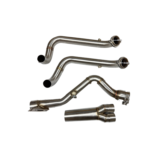 TRK902/X Headers & Mid-Pipes (De Cat)