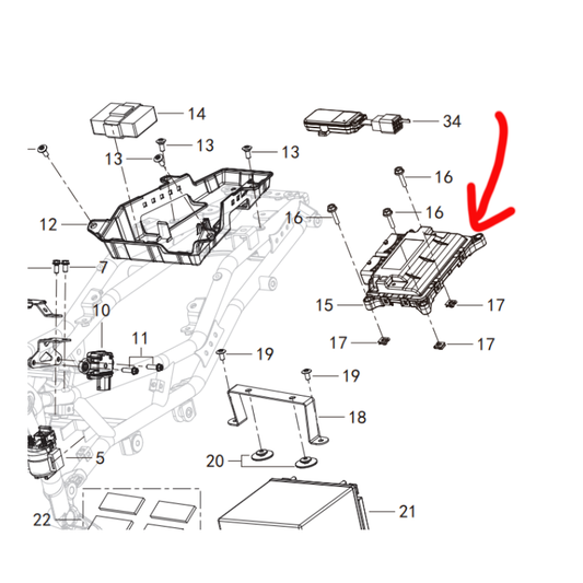 TRK902X ECU - 104.7P（OEM）