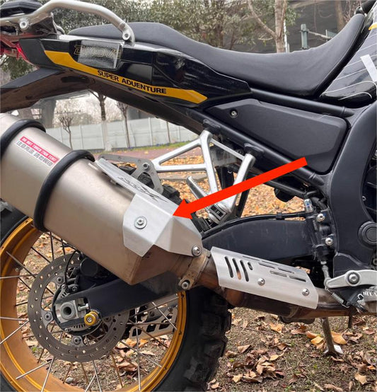 kove 800X Exhaust cover （B）