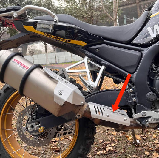 kove 800X Exhaust cover （C）