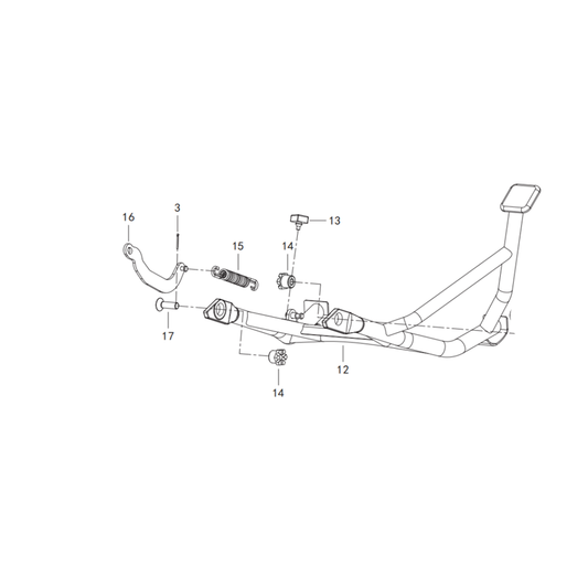 TRK902X Center Stand Parking（OEM）