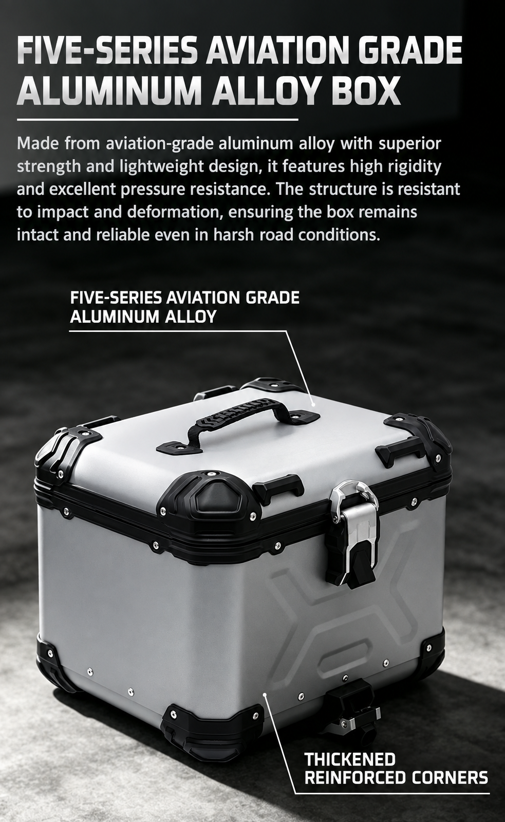 450MT Aluminum alloy box (set of 3)-C