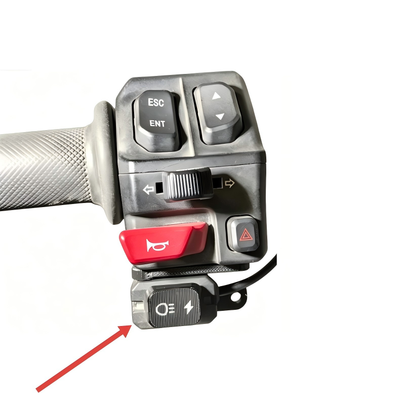 Kove 800X Auxiliary light switch bracket (A)