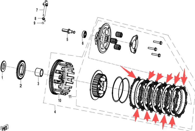 450MT Clutch disc（OEM）