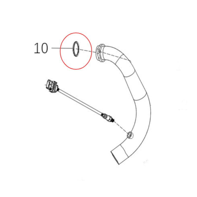 450RALLY exhaust head  Pipe gasket